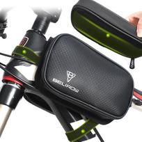 Bike Frame Bag Fit Smartphone Below 7 Inch Cell Phone Holder Mount Bag Touch Screen Bike Cell Phone Holder Cycling Accessories China Mainland
