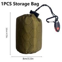 Emergency Survival Sleeping Bag Survival Shelter Blankets Waterproof Thermal Foil Blanket Windproof Camping Survival Supllies
