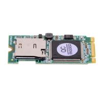 cablecc NGFF B-Key 22x42mm M.2 to Micro SD T-Flash TF Card Reader B+M Key Adapter for Industrial Mobile SSDs