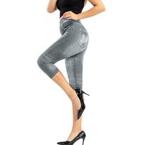 Women's Summer High Stretch Slim Seven Pants Striped Breathable Workout Pants XS