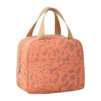 Aluminum Film Thermal Insulation Bag Large Capacity Polyester Lunch Handbag Thickened Ink Wash Pattern Handheld Insulated Bag