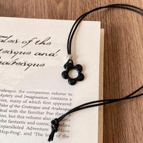Resin Flower Pendant Long Chain Handmade Charm Rope Chain Sweater Chain Adjustable Statement Aesthetic Jewelry Gift