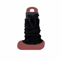 1Pair Japanese Style Leg Warmers Thick Bow Design Lolita Socks Keep Warm Rolled Edge Knitted Foot Cover Autumn Winter for Women One Size