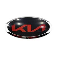 Car Front Emblem Rear Trunk Badge Steering Wheel Sticker for KIA K2 K3 K5 Picanto Rio Ceed Sportage Cerato Soul Sorento CARNIVAL 6x3.3cm