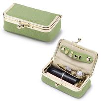 Exquisite Leather Jewelry Storage Bag Portable Jewelry Storage Box Makeup Bag  Woman Girls