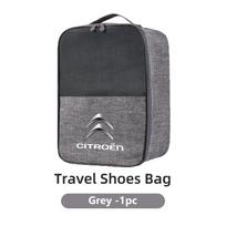 Car LOGO Shoes Travel Storage Bag Portable Organizer Sorting Pouch For Citroen C4 C3 C5 C1 C2 C6 VTS C4L DS3 DS4 DS5 Grand