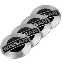 4Pcs 56mm Wheel Hub Cap Sticker Car Emblem Badge Decoration For Nissan Nismo GTR Juke Versa Almera Xterra Qashqai 4Pcs 56MM