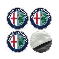 56mm Car Styling Wheel Center Sticker Hub Cap Decal Emblem Badge For Alfa Romeo giulietta 159 mito giulia stelvio 147 Accessorie
