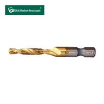 Zhongnai T-Series Hex Shank Titanium Drill-Tap Bit High-speed Steel
