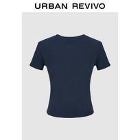 UR Women's Slim Fit Pet Print Short-Sleeve T-Shirt S