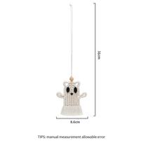 New Halloween Girl Bag Exquisite Tassel Charm Handmade Weaving Cute Spooky Ghost Pendant Holiday Scene Decorations Children Gift