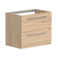 Spintelė po praustuvu Kame Gama, BU/6-3DR/35, 60 cm, Šviesus ąžuolas