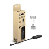 I/O HUB USB-C 3PORT DP/CSV-1553 CLUB3D
