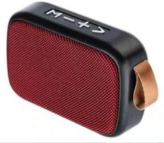 Ziyan Nešiojamas Bluetooth Garsiakalbis, 400mah, Fm Radijas, Raudonas