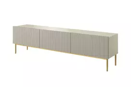 Tv Set Nicole 200 Cm - Cashmere / Golden Legs