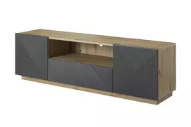 Tv Set Asha 167 Cm - Artisan / Rivier Stone Mat