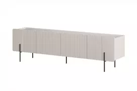 Tv Set Malmi 200 Cm - Cashmere / Crema Bianca / Black Legs