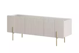 Tv Set Malmi 150 Cm - Cashmere / Gold Legs
