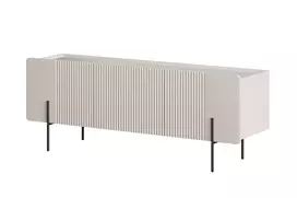Tv Set Malmi 150 Cm - Cashmere / Black Legs