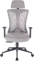 Ergonominė kėdė „AVERY“, šviesiai pilkos spalvos