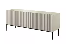 Tv Set Nicole 150 Cm - Cashmere / Black Legs