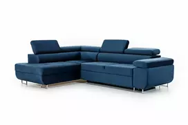 Corner With The Sleeping Area Annabelle L / Monolith 77 / Left Side / Chrome Plated Legs