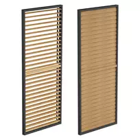 Žaliuzių panelė (R) LUXE 123x238 cm, iki 4 m, medžio