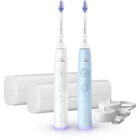 Philips Sonicare 6100 2 dantų šepetėlių rinkinys su kelioniniu dėklu