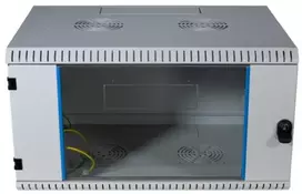 Efb Elektronik Spinta EFB EFB 19" sieninė spintelė 6U, fiksuota, 1 dalis, RAL7035, D=500