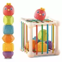 Woopie Baby WOOPIE 44312 Lankstus sensorinių kubų rūšiavimo įrenginys 7 vnt.