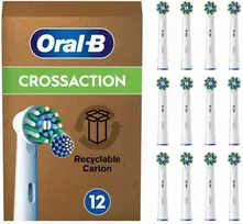 Braun Oral-B CrossAction dantų šepetėlio galvutė, 12 vnt., Baltas, 3 mėn., Oral-B, dėžutė