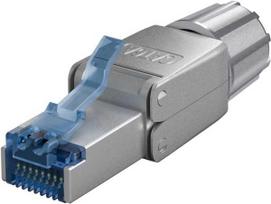 Goobay CAT 6A STP ekranuota RJ45 jungtis lauko montavimui - 5,0-8,5 mm skersmens kabeliui, su užsukamu dangteliu