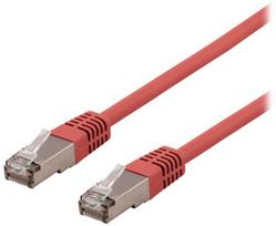 Deltaco SFTP-611RH, 1,5 m, Cat6, S/FTP (S-STP), RJ-45, RJ-45, raudonas