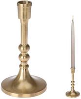 Aliuminio žvakidės stovas, stovas ilgai žvakei, auksinė žvakė, 17 cm