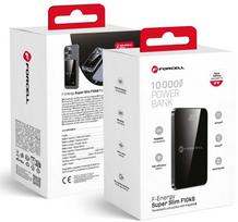 Powerbank compatible with MagSafe Forcell F-Energy SuperSlim F10K8 QC4.0 PD3.0 15W 10000 mAh juodas