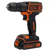 Black & Decker Suktuvas - gręžtuvas aku 18V BDCDC18B Juodas+DECKER