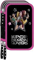 Safta Demon Hunters Kpop Energy triple pencil case 37pcs