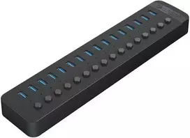 HUB USB Orico 16x USB-A 3.2 Gen1 (CT2U3-16AB-EU-BK-BP)