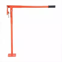 T formos stulpų trauktuvas, tvirtas plieno tvoros stulpų ištraukėjas apvaliems stulpams ir kelmams, jėgas taupantis įrankis, 91.4 cm aukščio, sodo įrankis