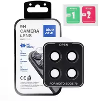 BlueStar Blue Star Camera Lens Protector Mėlynas STAR Easy Install for MOTOROLA EDGE 70 juodas
