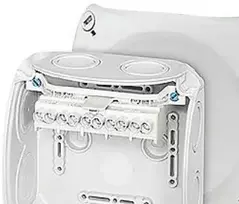 Hensel Jungiamoji dėžutė DK0606G 2,5-6 mm², 130 x 130 x 77 mm