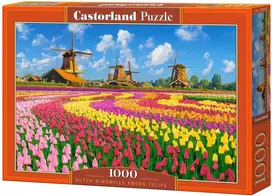 Castorland dėlionė Dutch Windmills Among Tulips 1000 det