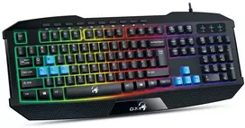 Genius GX GAMING Scorpion K215 klaviatūra su laidu (USB) CZ/SK, juoda