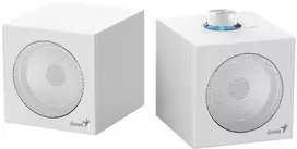 Kompiuterio kolonėlės Genius SP-HF300U garsiakalbiai, 4W, balta, mediniai