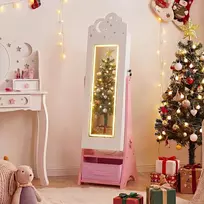 Vaikų papuošalų spintelė balta
