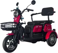 Beaster Scooter Elektrinis triratis motoroleris, BSKENDO1A, raudonas, surinktas, 500 W