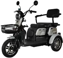 Beaster Scooter Elektrinis triratis motoroleris, BSKENDO4A, pilkas, surinktas, 500 W