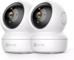 EZVIZ vidaus apsaugos IP kamera, 1080p, Wi-Fi, su naktiniu matymu, C6N 2 MP Baltas 2PK
