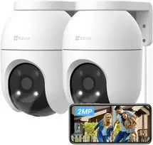 EZVIZ lauko Wi-Fi apsaugos kamera 360°, 1080p, spalvotas naktinis matymas, C8c 2PK