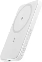 Anker magnetinis išorinis akumuliatorius 5000 mAh, USB-C, belaidis įkrovimas, balta, A1610